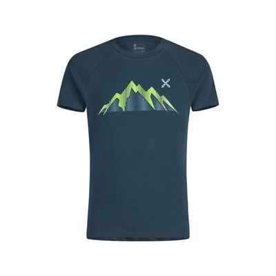 Triko Montura Summit T-shirt ash blue/acid green