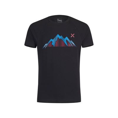 Triko Montura Summit T-shirt black/teal blue