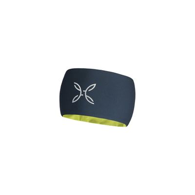 Čelenka Montura Broken Light Band M blu cenere/verde lime