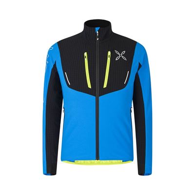 Bunda Montura Ski Style Jacket sky blue/lime green