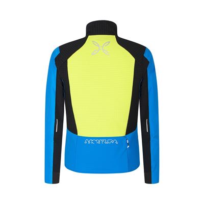 Bunda Montura Ski Style Jacket sky blue/lime green