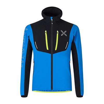 Bunda Montura Ski Style Hoody Jacket celeste/verde lime