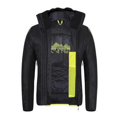 Bunda Montura Eiger Jacket black/neon yellow