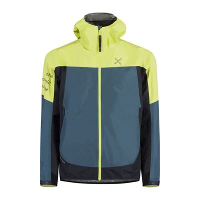 Bunda Montura Pac Mind Jacket ash blue/lime green