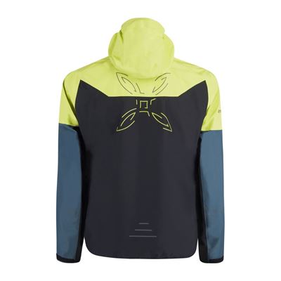 Bunda Montura Pac Mind Jacket ash blue/lime green