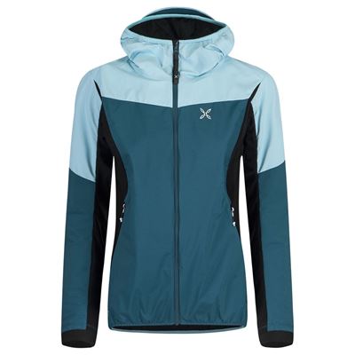 Bunda Montura Air Action Hybrid Jacket W baltic blue/icy blue