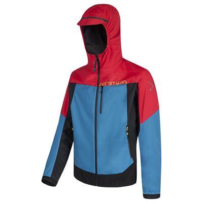 Bunda Montura Air Action Hybrid Jacket red/teal blue