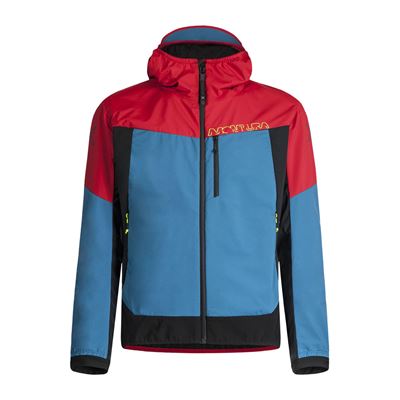 Bunda Montura Air Action Hybrid Jacket red/teal blue