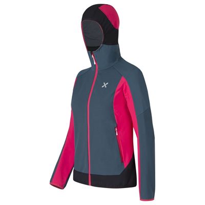 Bunda Montura Premium Wind Hoody Jacket W asch blue/sugar pink