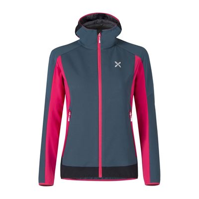 Bunda Montura Premium Wind Hoody Jacket W asch blue/sugar pink