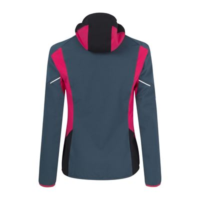 Bunda Montura Premium Wind Hoody Jacket W asch blue/sugar pink