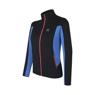 Mikina Montura Stretch Mind Maglia W black/sky blue