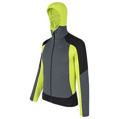 Mikina Montura Stretch Color Hoody Jacket piombo/verde lime