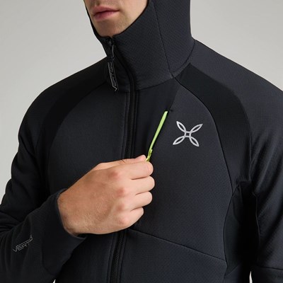 Mikina Montura Vertigo Octa Hooded Maglia ardesia/sunny lime