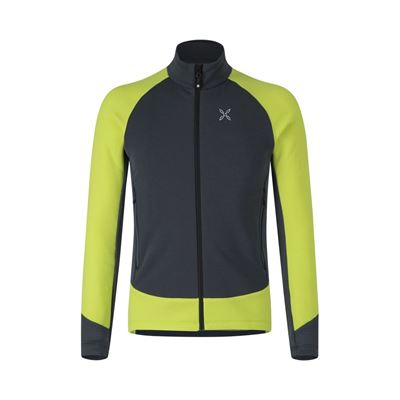Mikina Montura Iceland 2 Jacket gunmetal/lime green