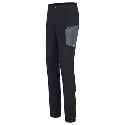Kalhoty Montura Ski Style Pants black/ neon yellow