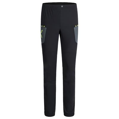 Kalhoty Montura Ski Style Pants black/ neon yellow