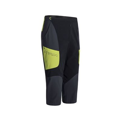 Kalhoty 3/4 Montura Block Light Pirata 3/4 charcoal grey/lime green