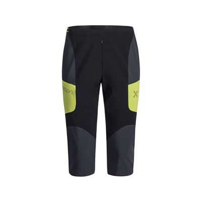 Kalhoty 3/4 Montura Block Light Pirata 3/4 charcoal grey/lime green