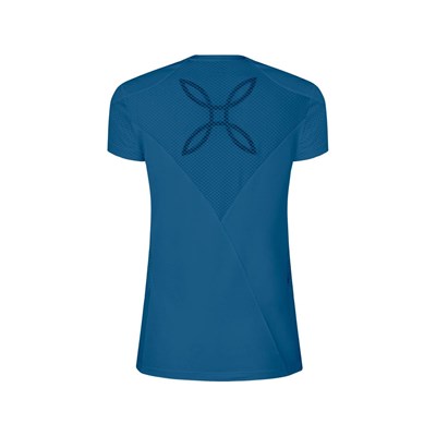 Triko Montura Delta Mix T-shirt W deep blue