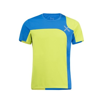 Triko Montura Outdoor Style T-shirt lime green/sky blue
