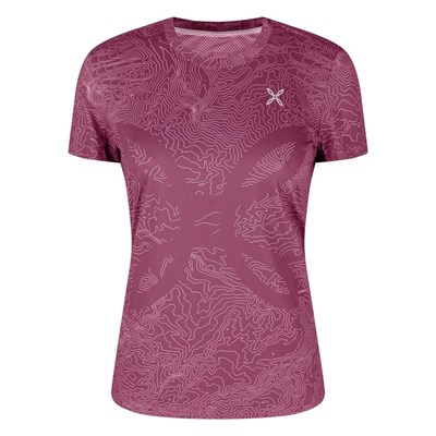 Triko Montura Topographic Sublime T-shirt W vinaccia/light rose