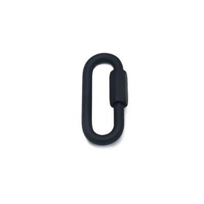 Karabina Ocún MR Oval Quicl Link 8 mm black