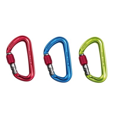 Karabina Ocún Hawk Screw 3-pack blue/antracit/yellow/red