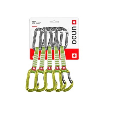 Expreska Ocún Falcon QD Zoom PA 15/22 5-pack 12cm green