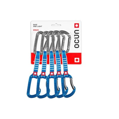 Expreska Ocún Falcon QD Zoom PA 15/22 5-pack 12cm blue