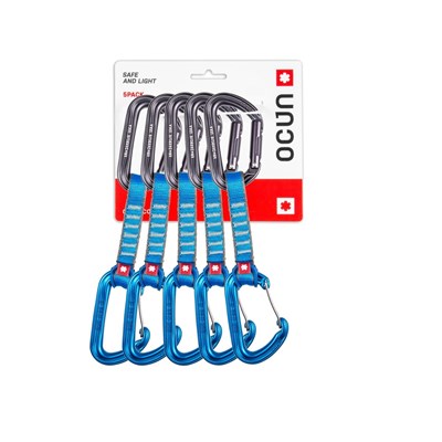 Expreska Ocún Hawk QD Combi PA 16 5-pack 10cm blue