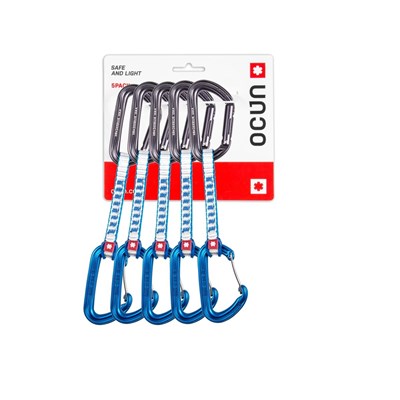 Expreska Ocún Hawk QD Combi DYN 11 5-pack 10cm blue