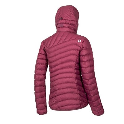 Bunda Ocún Tsunami Eco Jacket W rose maroon/silver sconce