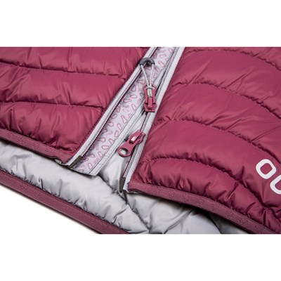 Bunda Ocún Tsunami Eco Jacket W rose maroon/silver sconce