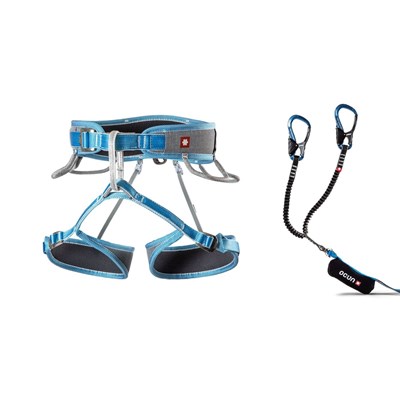 Set feratový Ocún Twist Tech Captur Pro Swivel grey/blue