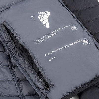 Bunda Ocún Tsunami Eco Jacket black beautyl/iron gate
