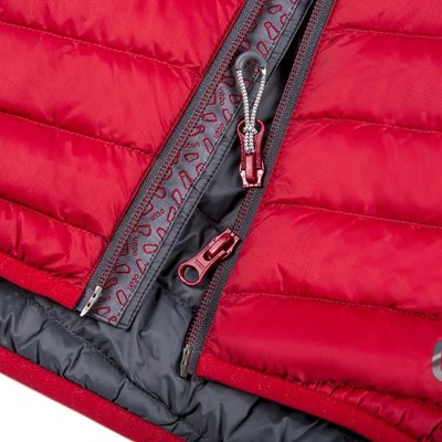 Bunda Ocún Tsunami Eco Jacket red scarlet/iron gate