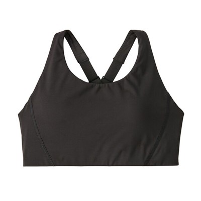 Podprsenka Patagonia Shadowlite Mid Impact Adjustable Bra black