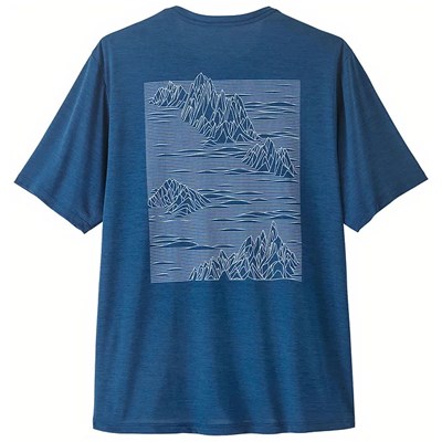 Triko Patagonia Cap Cool Daily Shirt Strataspire clement blue Patagonia 10034052 2