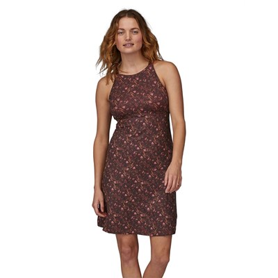 Šaty Patagonia Magnolia Spring Dress block party/fertile brown