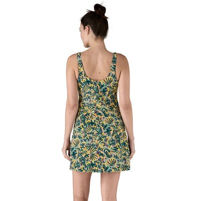 Šaty Patagonia Maipo Dress wild botanist tidal teal
