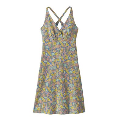 Šaty Patagonia Amber Dawn Dress flourish abundant blue