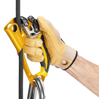 Blokant Petzl Ascension pravý yellow