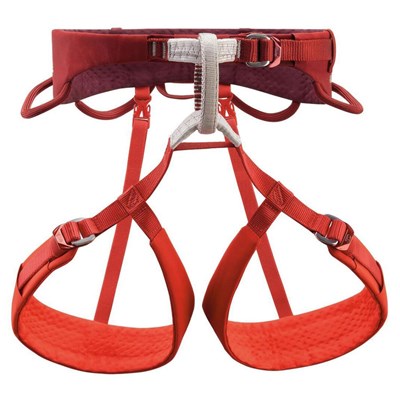 Sedací úvazek Petzl Adjama dark red