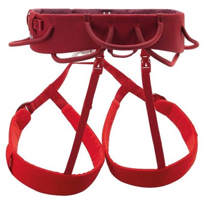 Sedací úvazek Petzl Adjama dark red