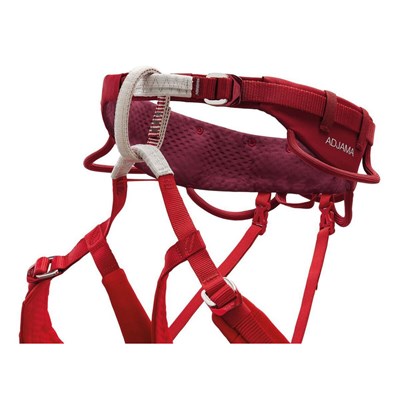 Sedací úvazek Petzl Adjama dark red