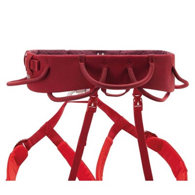 Sedací úvazek Petzl Adjama dark red