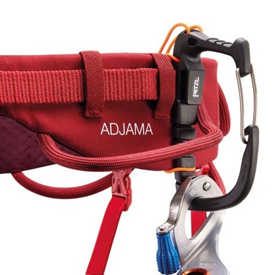Sedací úvazek Petzl Adjama dark red