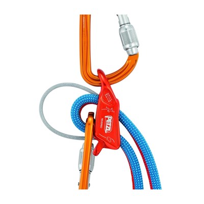 Jistítko Petzl Reverso 8,5-10,5mm red orange