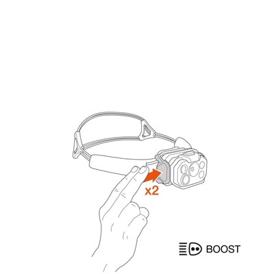 Čelovka Petzl Swift RL 1200 black/orange Petzl 10034279 6